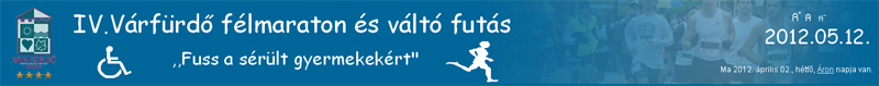 IV. Várfürdő félmaraton és váltófutás IV. Várfürdő félmaratin