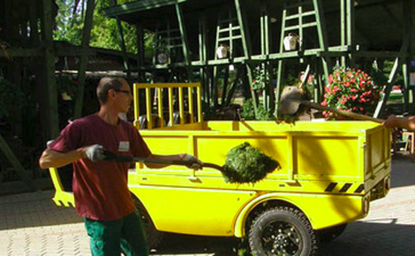 Elektromos targonca a Gyulai Várfürdőben