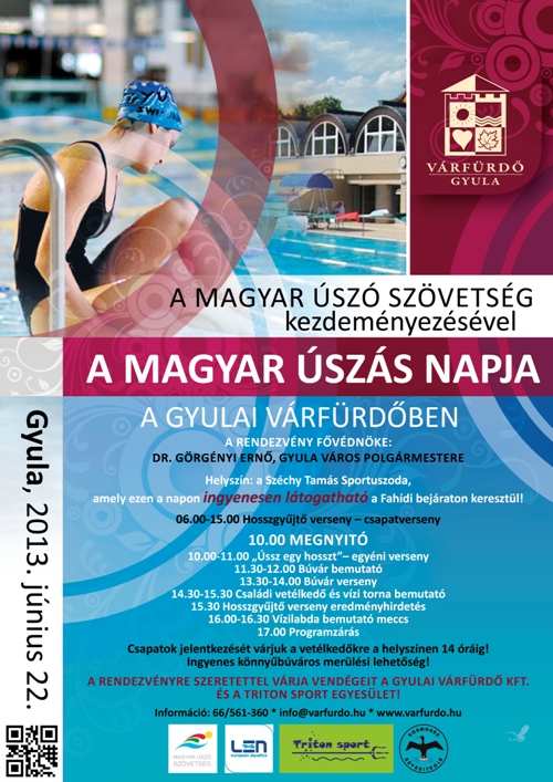  Magyar Úszás Napját 2013. június 22-én
