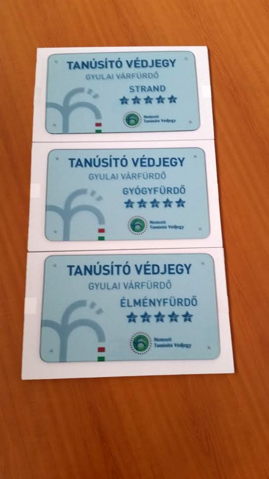 A Gyulai Várfürdő három kategóriában nyerte el az ötcsillagos minősítést A Gyulai Várfürdő három kategóriában nyerte el az ötcsillagos minősítést